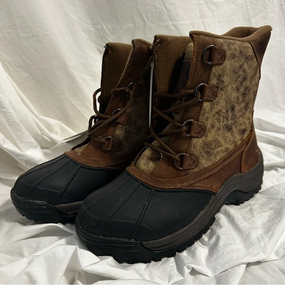 3M Thinsulate Men's Brown and Black Snow Boots